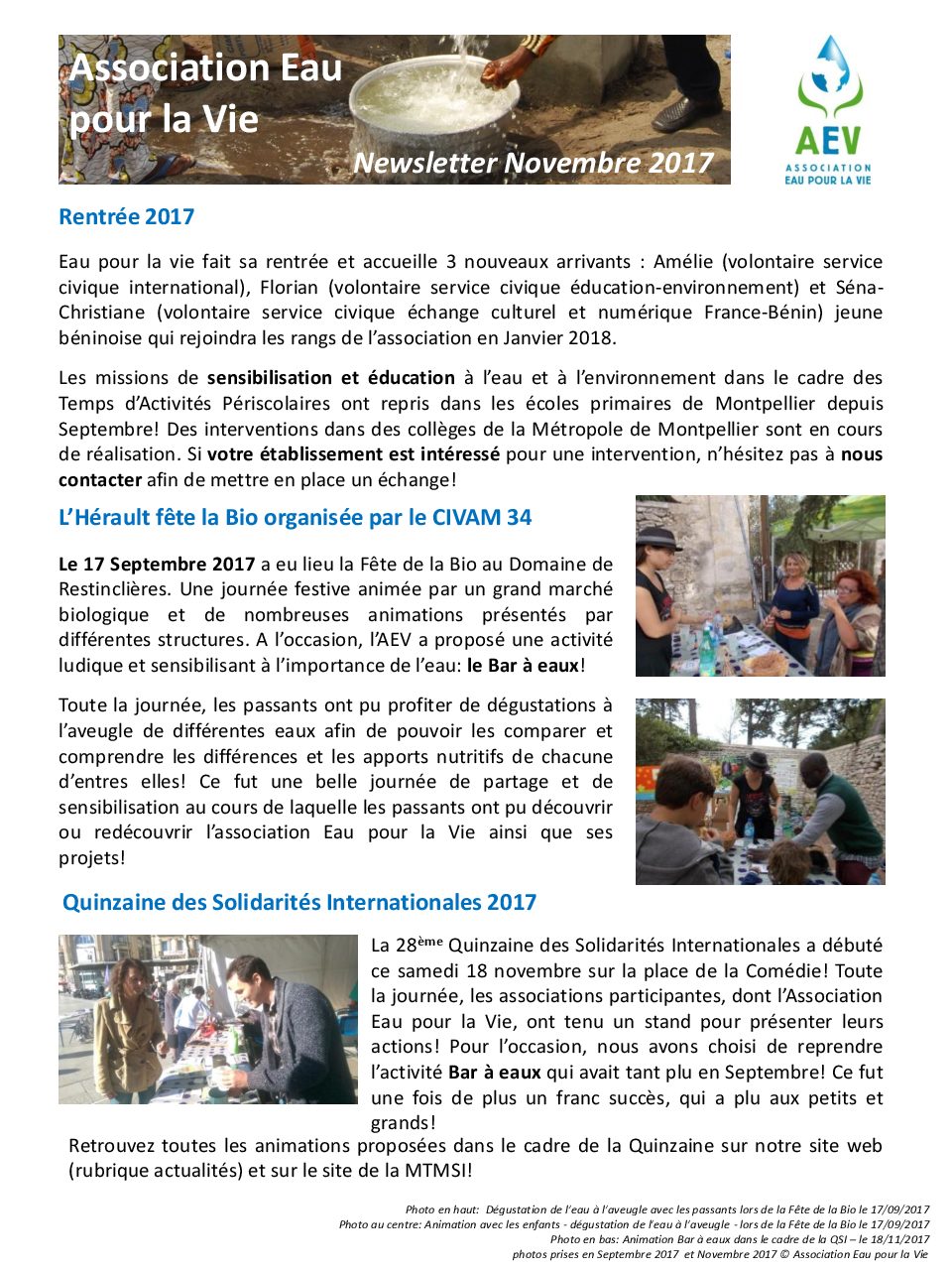 Association Eau pour la Vie
