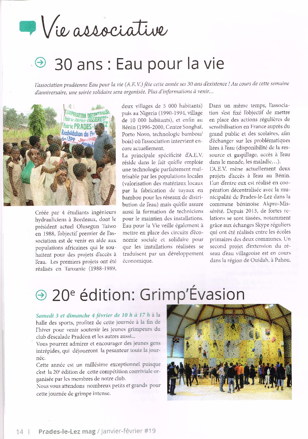 Association Eau pour la Vie